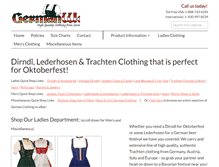 Tablet Screenshot of germanwear.net